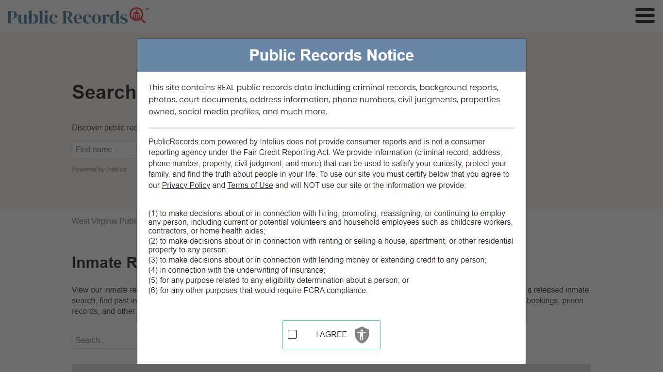 West Virginia Inmate Search | Public Records